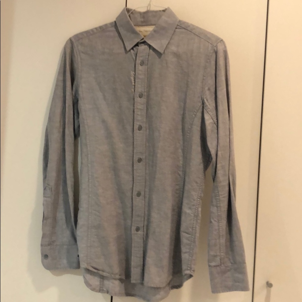 Diesel logo chambray shirt